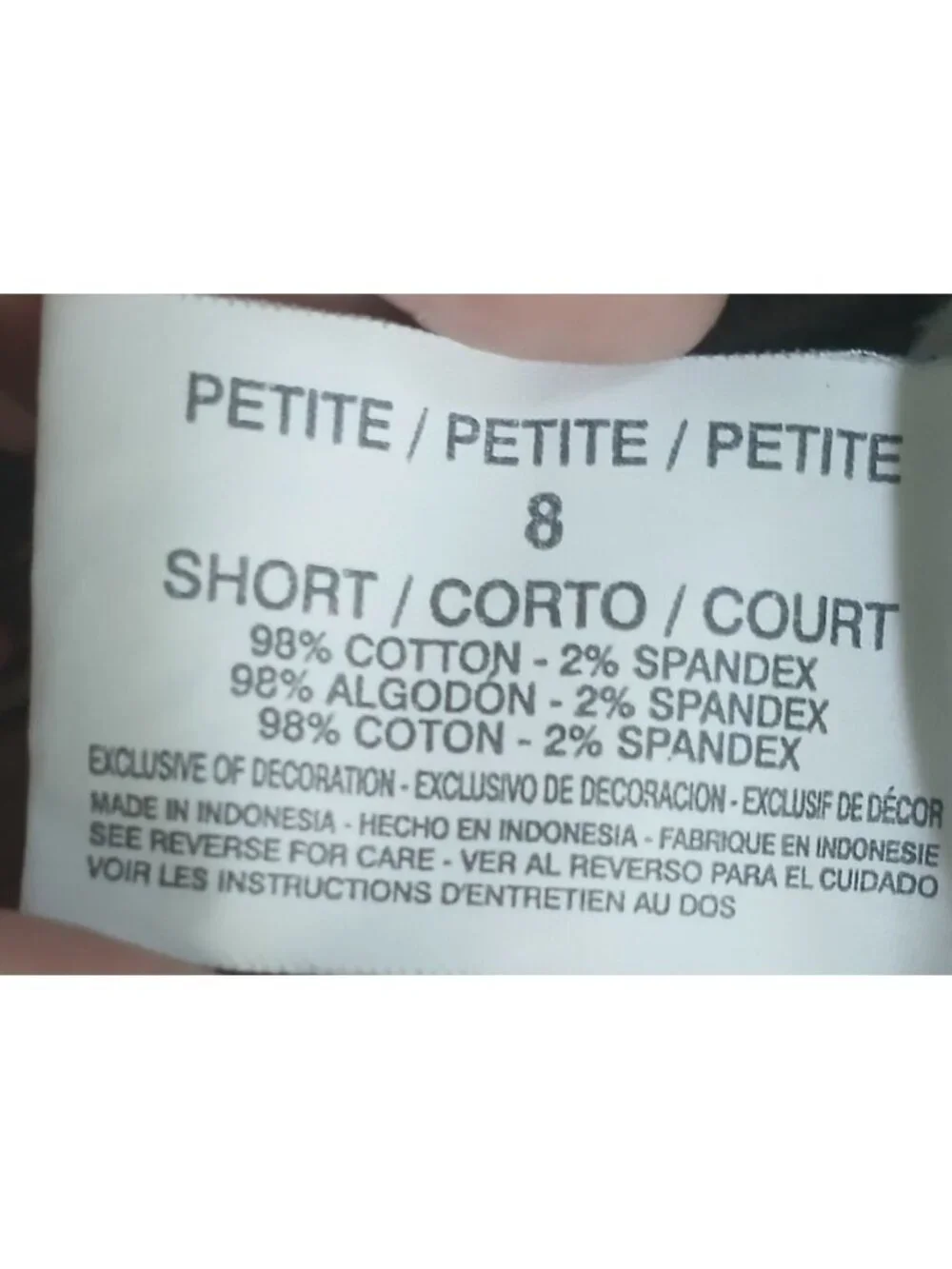 Gloria Vanderbilt Amanda Petite 8P Tan Pants 98% Cotton 2% Spandex #N-25 - Picture 5 of 12
